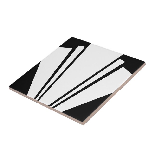 Design de Deco de Arte Branca e Negra (Lateral)