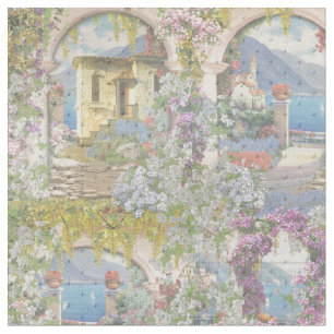 Design de decor para um Tecido de vila italiano