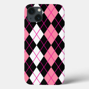 Design de Diamante de Argyle Branco-Rosa