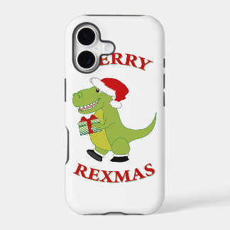 Design de dinossauro T-Res do Merry Rexmas