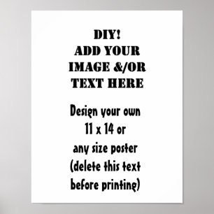 Design de DIY seu próprio poster
