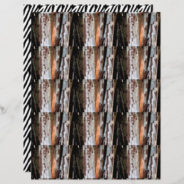 Design de dois lados da selva 1 (Frente/Verso)