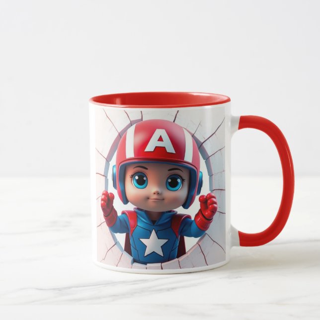 design de envoltório de caneca de desenho animado  (Direita)