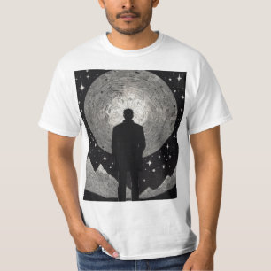 Design de esboço de camisa masculina