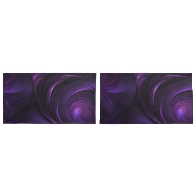 Design de espiral roxa escura (Frente - conjunto)