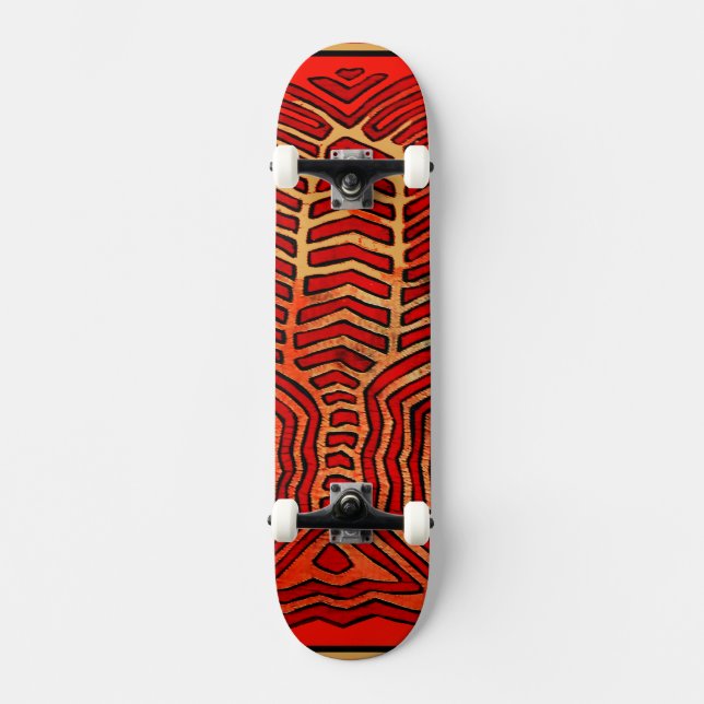 Design de Esqueleto de Skateboard (Frente)