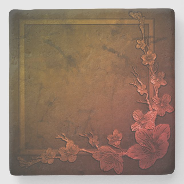 Design de estilo Porta copos de pedra (Frente)