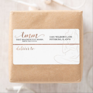 Design de Etiqueta Personalizada Modelo não edi