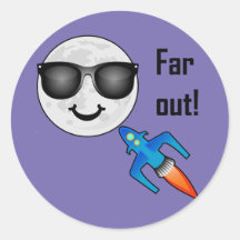 Design de Extremidade - Adesivo redondo clássico