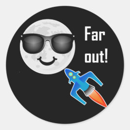 Design de Extremidade - Adesivo redondo clássico