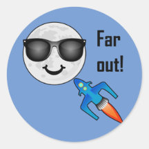 Design de Extremidade - Adesivo redondo clássico