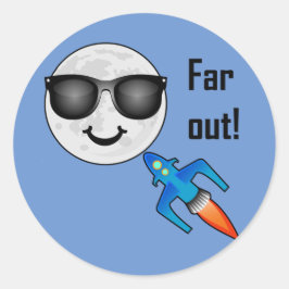 Design de Extremidade - Adesivo redondo clássico