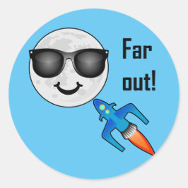 Design de Extremidade - Adesivo redondo clássico