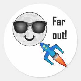 Design de Extremidade - Adesivo redondo clássico