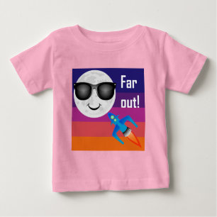 Design de Far Out - Camiseta Baby Fine Jersey