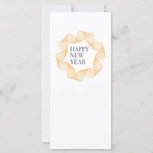 design de "Feliz ano novo" elegante e simples