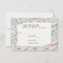Design de Flor de Cerejeira Sakura RSVP