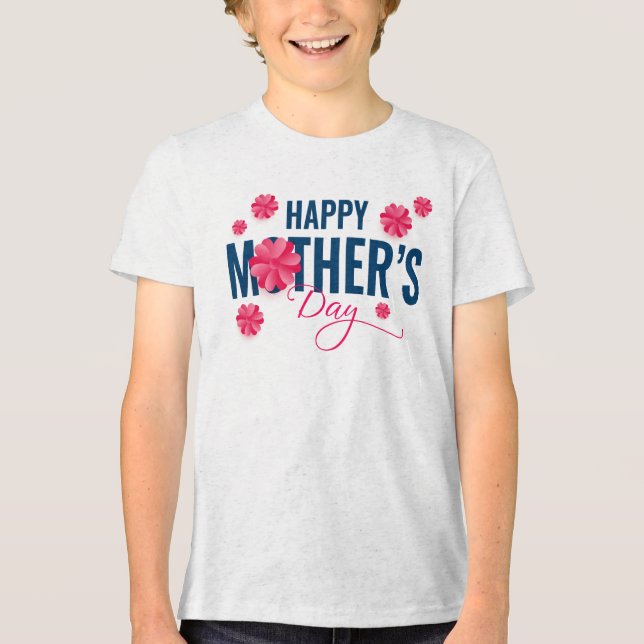 Design de Flor de Dia de as mães Feliz-23213 (Frente)