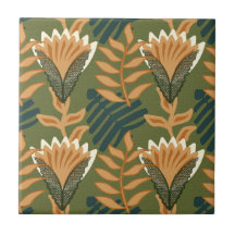 Design de Flor de Floresta Tropical
