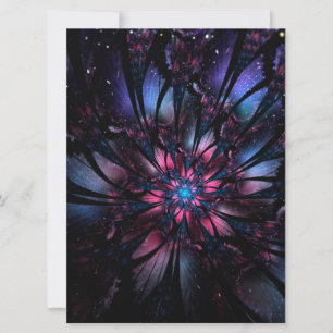 design de flor fractal abstrato.