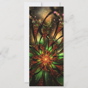 design de flor fractal abstrato.