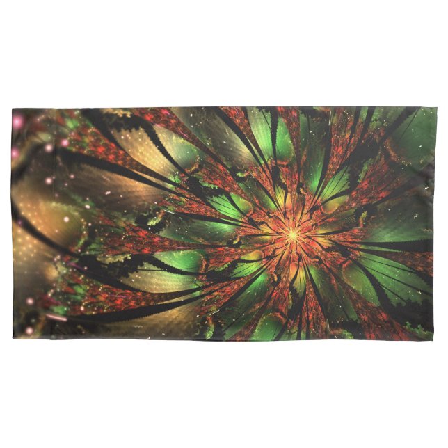 design de flor fractal abstrato. (Frente)
