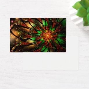 design de flor fractal abstrato.