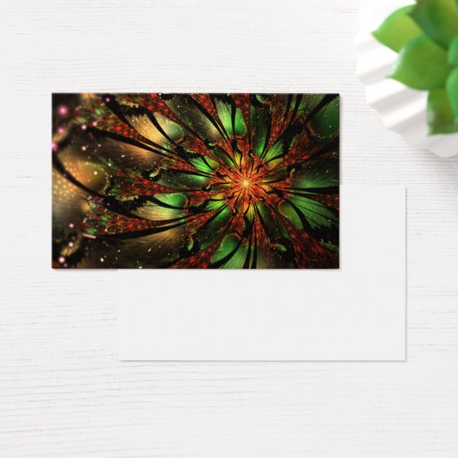design de flor fractal abstrato. (Mesa)