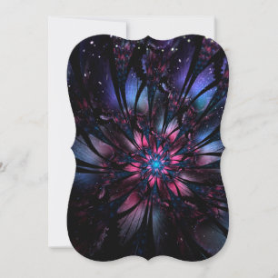 design de flor fractal abstrato.