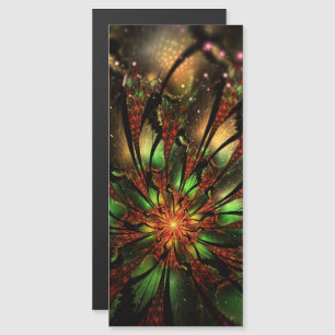 design de flor fractal abstrato.