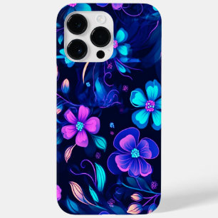 Design DE FLOR LUMINOSO AZUL PROFUNDO