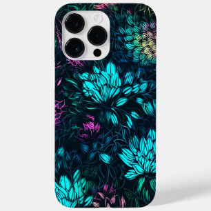 DESIGN DE FLOR LUMINOSO DA MEIA-NOITE COLORIDA