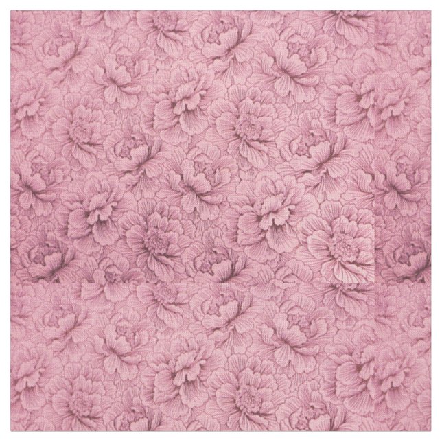 Design de Flor para Tecido de Algodão Combado Pers (Detalhe)