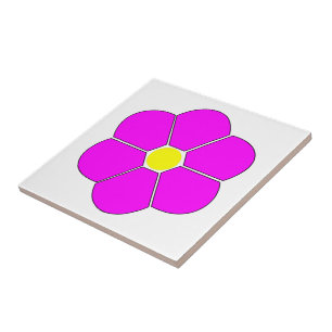 Design de Flor Rosa Certa
