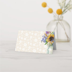 Design de Flores Selvagens, Cartões de Posição