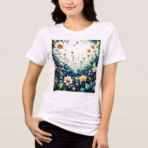 Design de Flores Selvagens Decorativas, Cute
