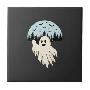 Design de Floresta da Lua Fantasma de Halloween_1