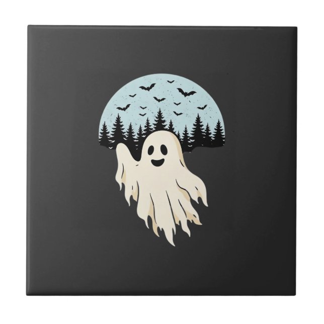 Design de Floresta da Lua Fantasma de Halloween_1 (Frente)