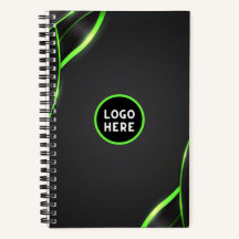 Design de Fluido Abstrato Preto e Verde | Adiciona