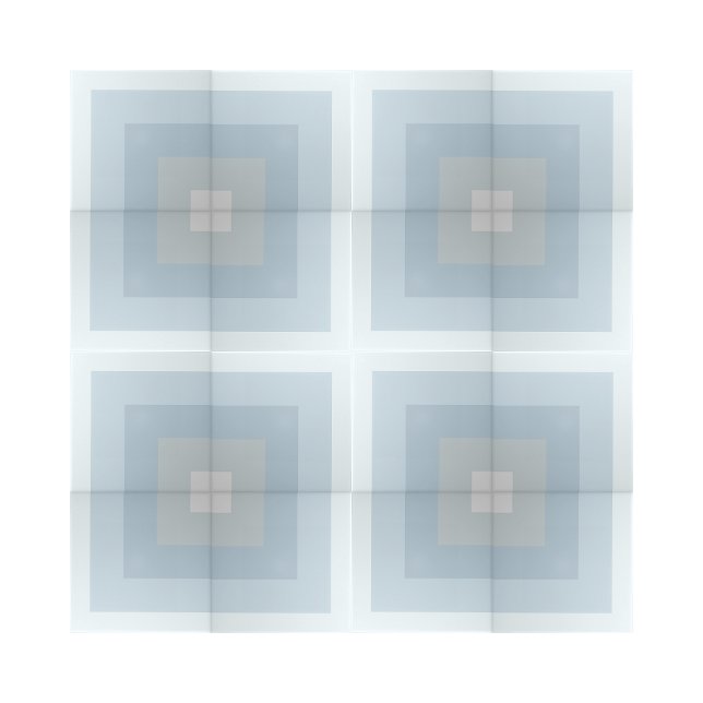 Design de Forma Quadrada Simples de Sombras Azuis (shades of blue geometric pattern ceramic tiles)