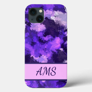 Design de Formas de Abstrato Legal Azul e Roxo