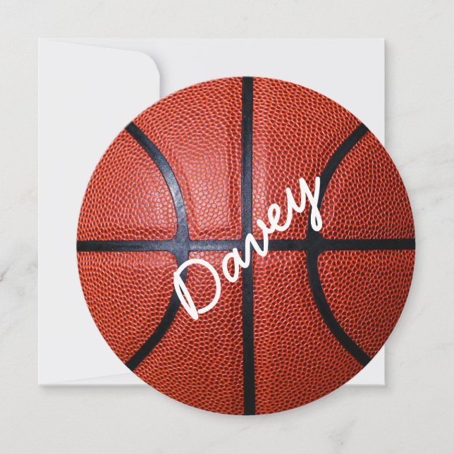 Design de Fotografia Personalizada de Basquete (Frente)