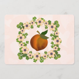 Design de fruta de pêssego