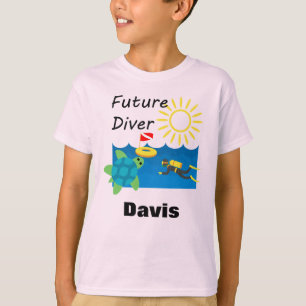 Design de Futuro Diver - Camiseta Básica Infantil