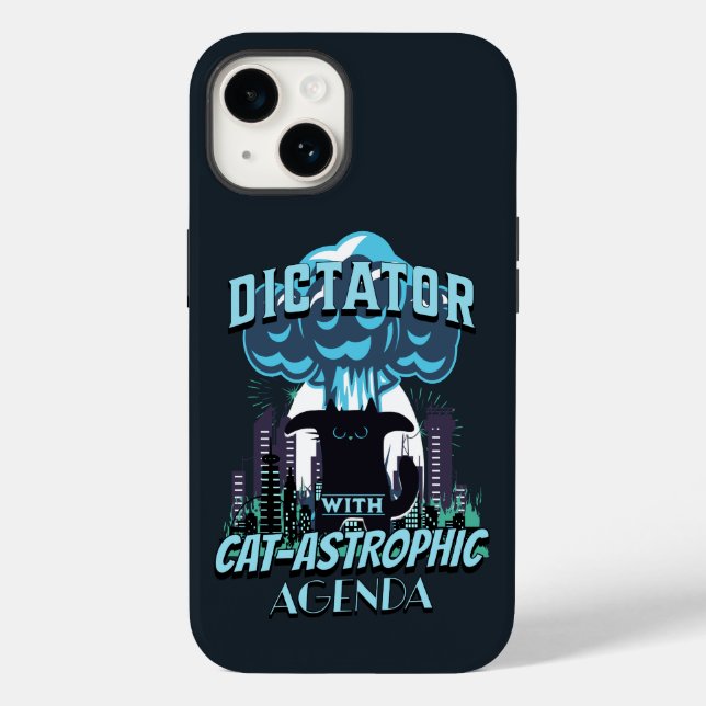 Design de Gato Engraçado Catastrófico (Verso)