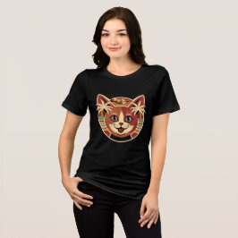 Design de Gato Retro Tropical