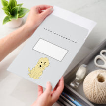 Design de Goldendoodle Amarelo em qualquer cor de 