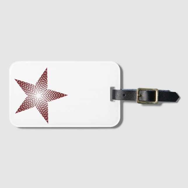 design de gradiente na etiqueta da bagagem (Frente Horizontal)