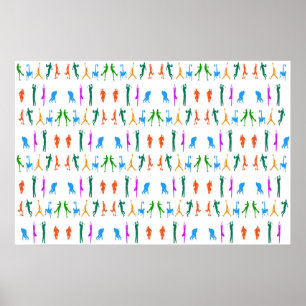 Design de gráficos desportivos para Poster