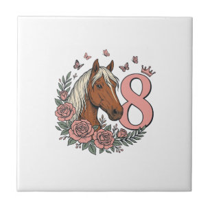 Design de Gravura Vintage Floral de Aniversário de